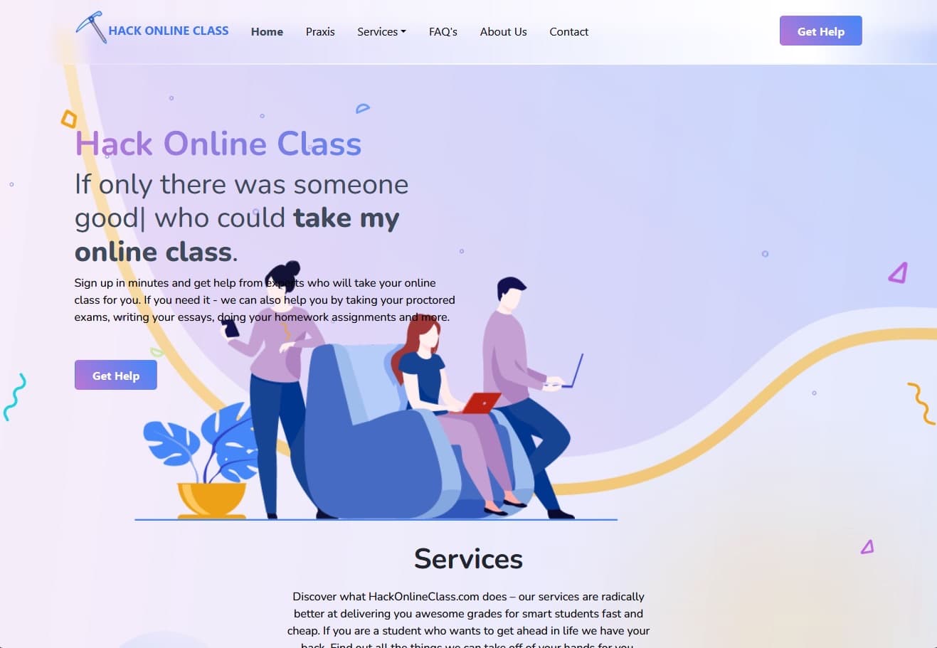 HackOnlineClass.com screenshot